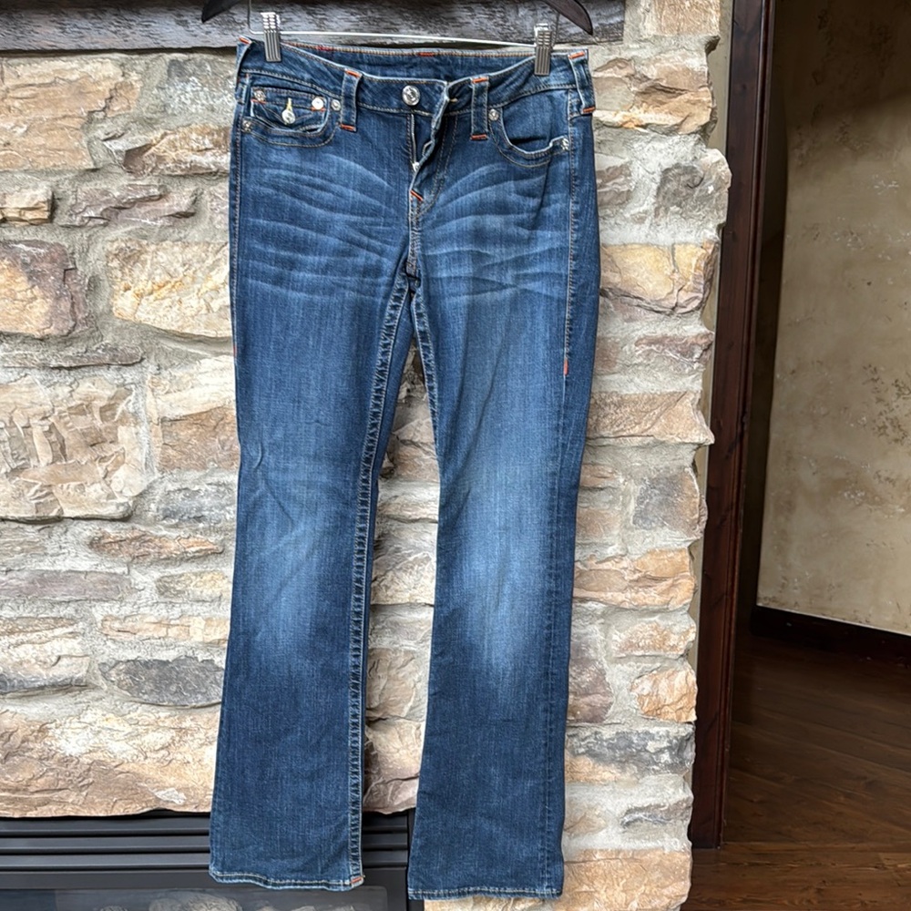 True Religion Blue Boot Cut Jeans